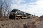 NS 4475 and 4684 on the siding with train 94X